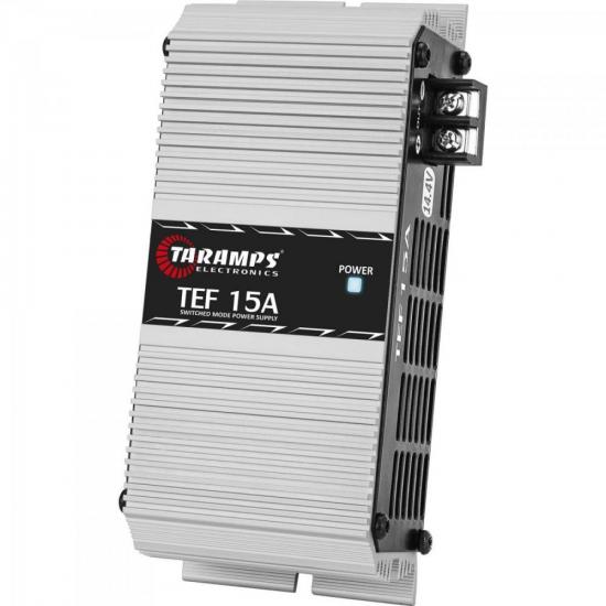 Fonte / Carregador 127V TEF 15A TARAMPS por 0,00 à vista no boleto/pix ou parcele em até 1x sem juros. Compre na loja Mundomax!