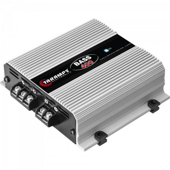 Módulo Amplificador 1 Canal BASS 400 TARAMPS por 0,00 à vista no boleto/pix ou parcele em até 1x sem juros. Compre na loja Mundomax!