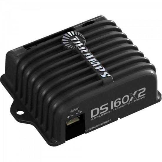 Módulo Amplificador 160W 4R 2 Canais DS160X2 preto TARAMPS por 0,00 à vista no boleto/pix ou parcele em até 1x sem juros. Compre na loja Mundomax!