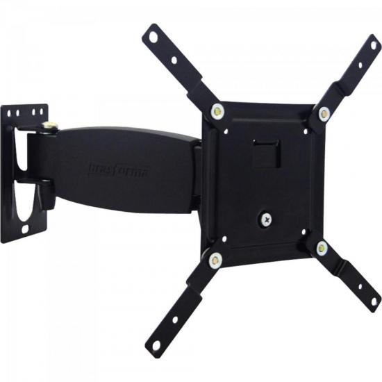 Suporte p/ TVs 10~37\" LCD/LED/PLASMA SBRP230 Preto BRASFORMA por 0,00 à vista no boleto/pix ou parcele em até 1x sem juros. Compre na loja Mundomax!