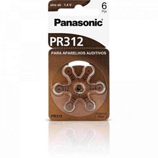 Pilha Zinco Auditiva 1,4V PR312H (C/6 Pilhas) Panasonic por 25,99 à vista no boleto/pix ou parcele em até 1x sem juros. Compre na loja Mundomax!
