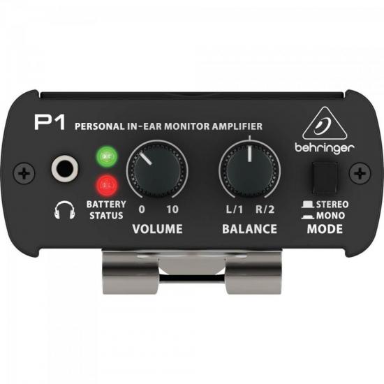 Amplificador de Fone In-Ear P1 POWERPLAY Preto BEHRINGER por 0,00 à vista no boleto/pix ou parcele em até 1x sem juros. Compre na loja Mundomax!