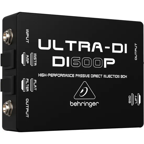Direct Box Passivo Ultra-DI 1 Canal DI600P BEHRINGER (64245)
