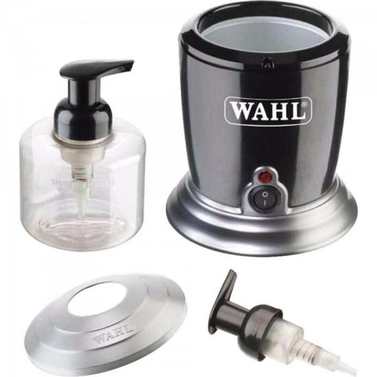 Aquecedor De Espuma Profissional Cinza/Preto WAHL por 0,00 à vista no boleto/pix ou parcele em até 1x sem juros. Compre na loja Mundomax!