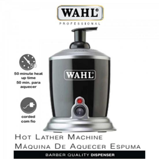 Aquecedor De Espuma Profissional Cinza/Preto WAHL por 0,00 à vista no boleto/pix ou parcele em até 1x sem juros. Compre na loja Mundomax!