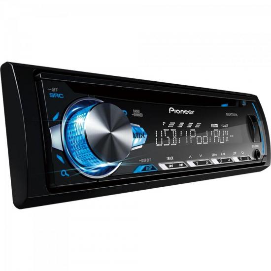CD Player Automotivo DEHX10BR Preto PIONEER por 0,00 à vista no boleto/pix ou parcele em até 1x sem juros. Compre na loja Mundomax!