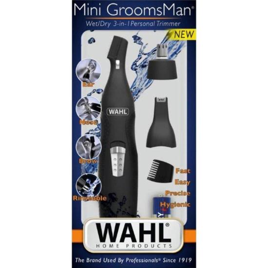Aparador de Pelos Wahl Mini Groomsman 3 em 1 por 67,99 à vista no boleto/pix ou parcele em até 2x sem juros. Compre na loja Mundomax!