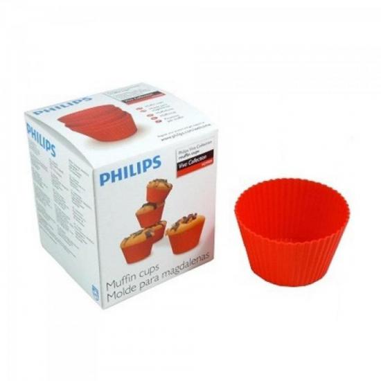 Kit c/ 5 Formas de CupCake e Muffins para AirFryer PHILIPS WALITA por 0,00 à vista no boleto/pix ou parcele em até 1x sem juros. Compre na loja Mundomax!