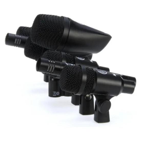 Kit De Microfones Para Bateria Drum Set Session Preto AKG por 4.198,99 à vista no boleto/pix ou parcele em até 12x sem juros. Compre na loja Mundomax!