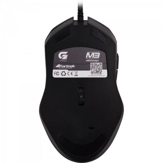 Mouse Gamer Fortrek M3 RGB Preto por 95,99 à vista no boleto/pix ou parcele em até 3x sem juros. Compre na loja Mundomax!