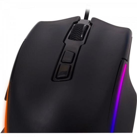 Mouse Gamer PRO M9 RGB Preto FORTREK por 139,90 à vista no boleto/pix ou parcele em até 5x sem juros. Compre na loja Mundomax!