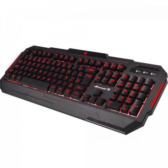 Teclado Gamer Pro K1 RGB Preto FORTREK por 176,90 à vista no boleto/pix ou parcele em até 7x sem juros. Compre na loja Mundomax!