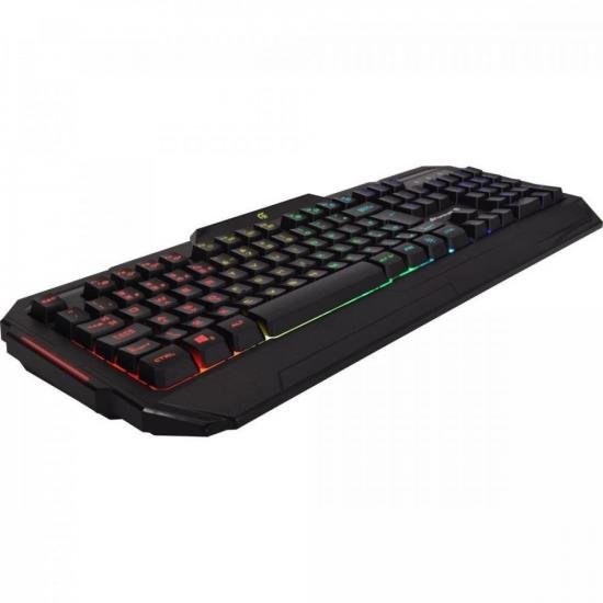 Teclado Gamer Pro K1 RGB Preto FORTREK por 176,90 à vista no boleto/pix ou parcele em até 7x sem juros. Compre na loja Mundomax!
