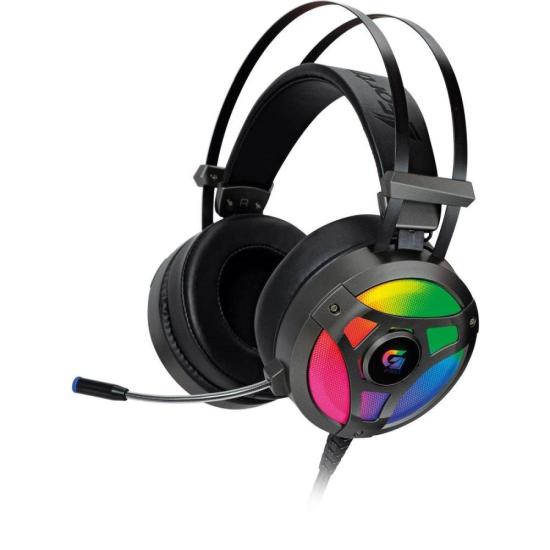 Headset Gamer RGB H1 PRO Cinza FORTREK por 213,99 à vista no boleto/pix ou parcele em até 8x sem juros. Compre na loja Mundomax!