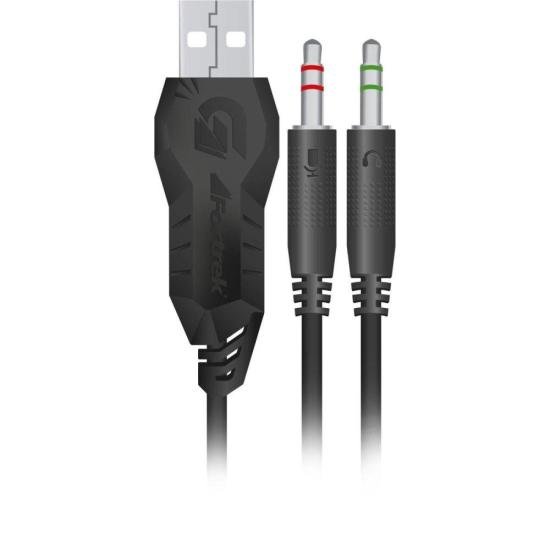 Headset Gamer RGB H1 PRO Cinza FORTREK por 213,99 à vista no boleto/pix ou parcele em até 8x sem juros. Compre na loja Mundomax!