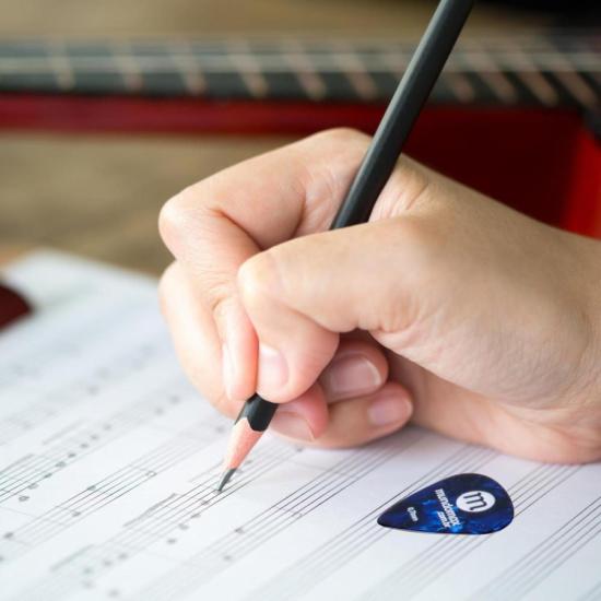 Palheta MUNDOMAX Madrepérola Média Azul (embalagem c/ 6uni.) por 12,99 à vista no boleto/pix ou parcele em até 1x sem juros. Compre na loja Mundomax!