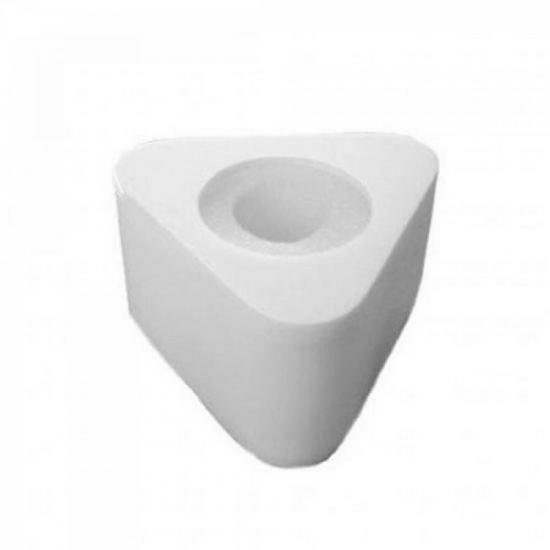 Canopla p/microfone triangular CAE 9880 Branca ELETRIKA por 0,00 à vista no boleto/pix ou parcele em até 1x sem juros. Compre na loja Mundomax!