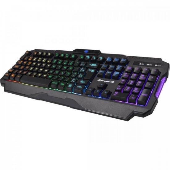 Teclado Gamer Pro K3 RGB Preto FORTREK por 163,90 à vista no boleto/pix ou parcele em até 6x sem juros. Compre na loja Mundomax!