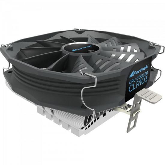 Cooler Para CPU 106x110x65mm CLR-103 Preto FORTREK por 34,90 à vista no boleto/pix ou parcele em até 1x sem juros. Compre na loja Mundomax!