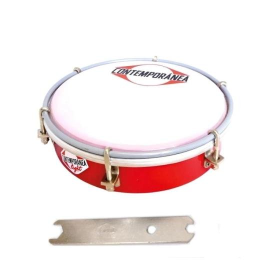 Tamborim Contemporanea 06\" Light 205LT Plástico Cores Sortidas por 125,00 à vista no boleto/pix ou parcele em até 5x sem juros. Compre na loja Mundomax!