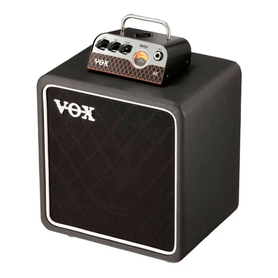 Cabeçote e Caixa MV Series MV50 AC SET Preto VOX (64600)