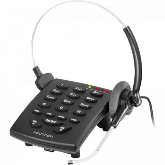Telefone Headset  S8010 Black Vg Felitron (64653)