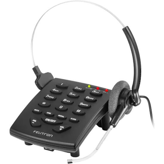 Telefone Headset S8010 Black Vg Felitron por 199,99 à vista no boleto/pix ou parcele em até 7x sem juros. Compre na loja Mundomax!