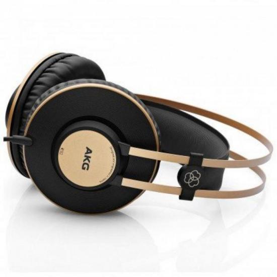 Fone de Ouvido K92 Preto/Dourado AKG por 295,90 à vista no boleto/pix ou parcele em até 10x sem juros. Compre na loja Mundomax!
