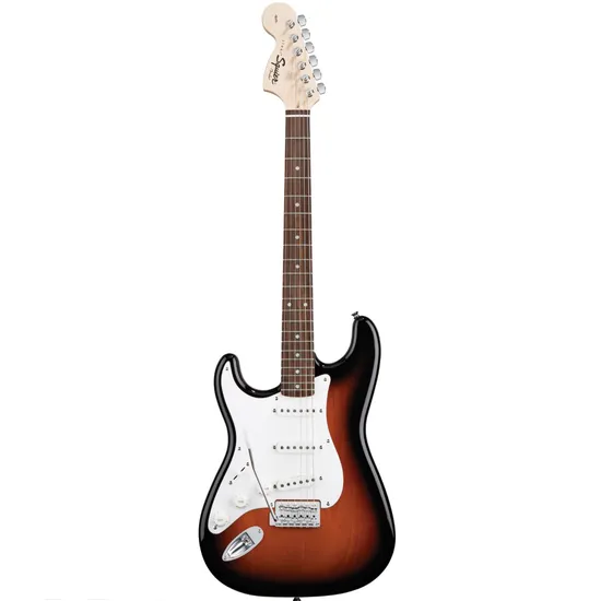 Guitarra SQUIER Canhoto STRATOCASTER LH BULLET 532 Brown Sunburst por 0,00 à vista no boleto/pix ou parcele em até 1x sem juros. Compre na loja Mundomax!