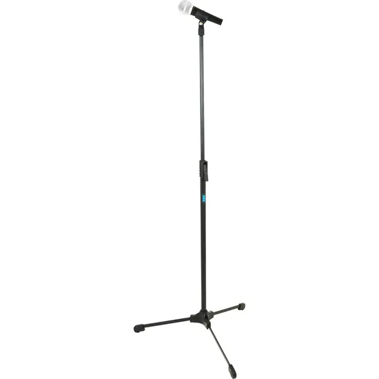 Pedestal Reto de Microfone Ideal Para Estúdio TPR Preto ASK (64761)