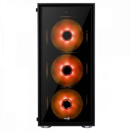 Gabinete Mid Tower ATX QUARTZ RGB Preto AEROCOOL por 742,90 à vista no boleto/pix ou parcele em até 10x sem juros. Compre na loja Mundomax!