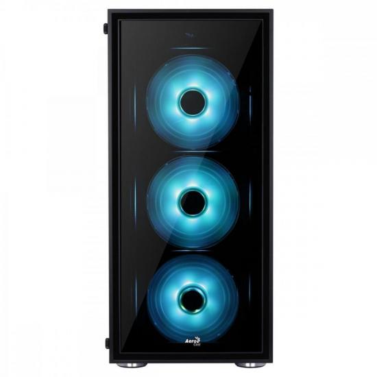 Gabinete Mid Tower ATX QUARTZ RGB Preto AEROCOOL por 742,90 à vista no boleto/pix ou parcele em até 10x sem juros. Compre na loja Mundomax!