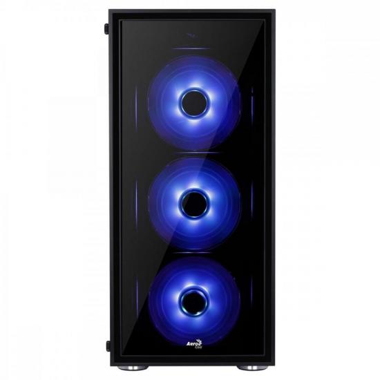 Gabinete Mid Tower ATX QUARTZ RGB Preto AEROCOOL por 742,90 à vista no boleto/pix ou parcele em até 10x sem juros. Compre na loja Mundomax!
