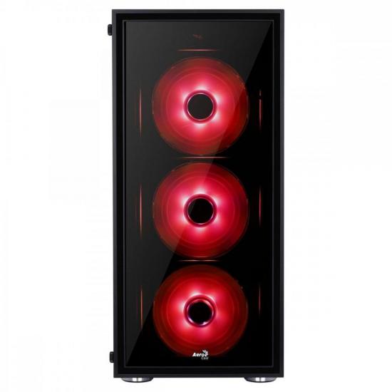 Gabinete Mid Tower ATX QUARTZ RGB Preto AEROCOOL por 742,90 à vista no boleto/pix ou parcele em até 10x sem juros. Compre na loja Mundomax!
