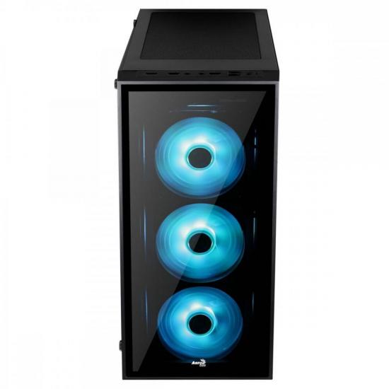 Gabinete Mid Tower ATX QUARTZ RGB Preto AEROCOOL por 742,90 à vista no boleto/pix ou parcele em até 10x sem juros. Compre na loja Mundomax!