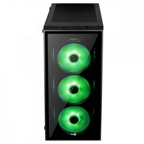 Gabinete Mid Tower ATX QUARTZ RGB Preto AEROCOOL por 742,90 à vista no boleto/pix ou parcele em até 10x sem juros. Compre na loja Mundomax!