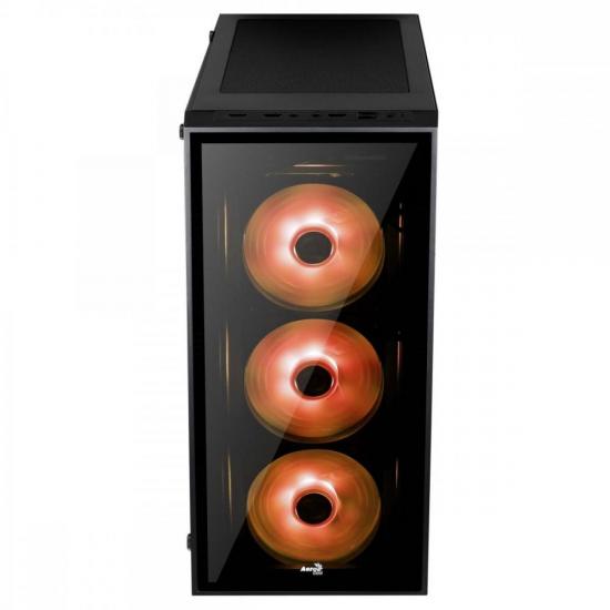 Gabinete Mid Tower ATX QUARTZ RGB Preto AEROCOOL por 742,90 à vista no boleto/pix ou parcele em até 10x sem juros. Compre na loja Mundomax!