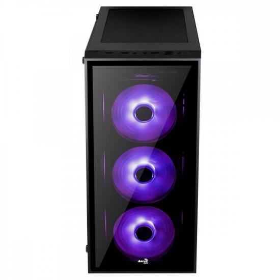 Gabinete Mid Tower ATX QUARTZ RGB Preto AEROCOOL por 742,90 à vista no boleto/pix ou parcele em até 10x sem juros. Compre na loja Mundomax!