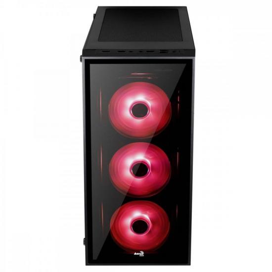 Gabinete Mid Tower ATX QUARTZ RGB Preto AEROCOOL por 742,90 à vista no boleto/pix ou parcele em até 10x sem juros. Compre na loja Mundomax!