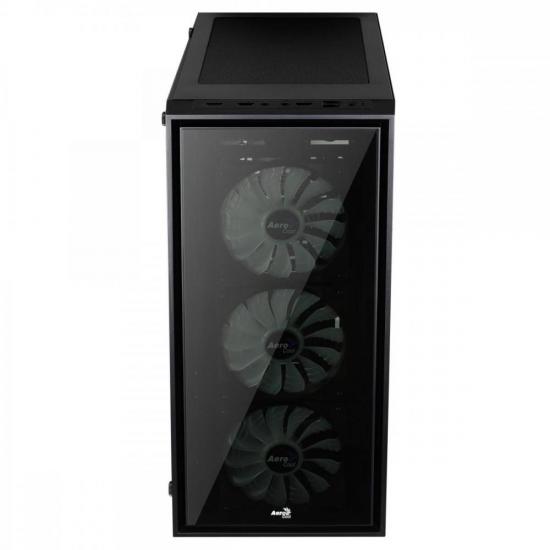 Gabinete Mid Tower ATX QUARTZ RGB Preto AEROCOOL por 742,90 à vista no boleto/pix ou parcele em até 10x sem juros. Compre na loja Mundomax!