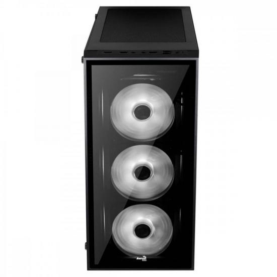 Gabinete Mid Tower ATX QUARTZ RGB Preto AEROCOOL por 742,90 à vista no boleto/pix ou parcele em até 10x sem juros. Compre na loja Mundomax!