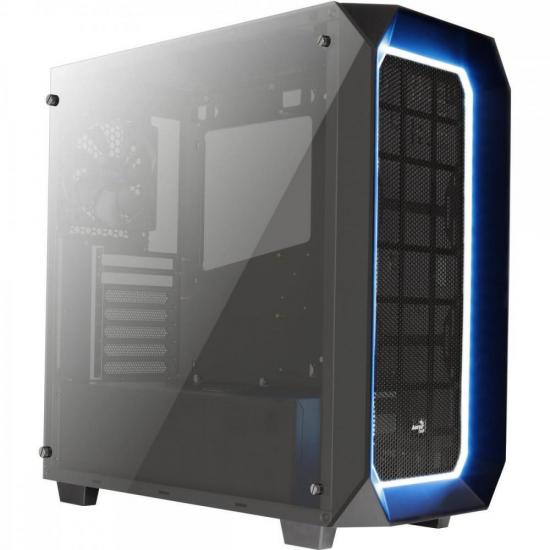 Gabinete Mid Tower c/ LED RGB P7-C0 Preto AEROCOOL (64792)