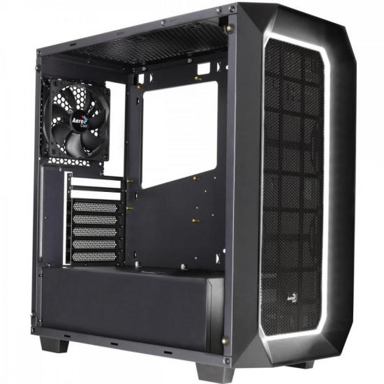 Gabinete Mid Tower c/ LED RGB P7-C0 Preto AEROCOOL por 539,90 à vista no boleto/pix ou parcele em até 10x sem juros. Compre na loja Mundomax!