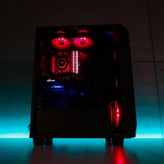 Gabinete Mid Tower c/ LED RGB P7-C0 Preto AEROCOOL por 539,90 à vista no boleto/pix ou parcele em até 10x sem juros. Compre na loja Mundomax!