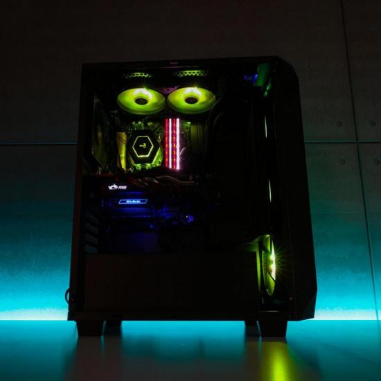 Gabinete Mid Tower c/ LED RGB P7-C0 Preto AEROCOOL por 539,90 à vista no boleto/pix ou parcele em até 10x sem juros. Compre na loja Mundomax!
