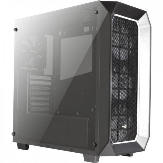 Gabinete Mid Tower c/ LED RGB P7-C0 Preto AEROCOOL por 539,90 à vista no boleto/pix ou parcele em até 10x sem juros. Compre na loja Mundomax!