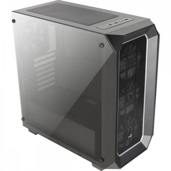 Gabinete Mid Tower c/ LED RGB P7-C0 Preto AEROCOOL por 539,90 à vista no boleto/pix ou parcele em até 10x sem juros. Compre na loja Mundomax!