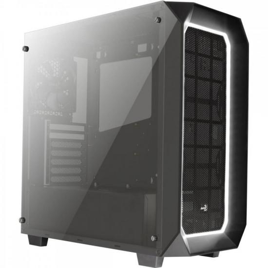 Gabinete Mid Tower c/ LED RGB P7-C0 Preto AEROCOOL por 539,90 à vista no boleto/pix ou parcele em até 10x sem juros. Compre na loja Mundomax!