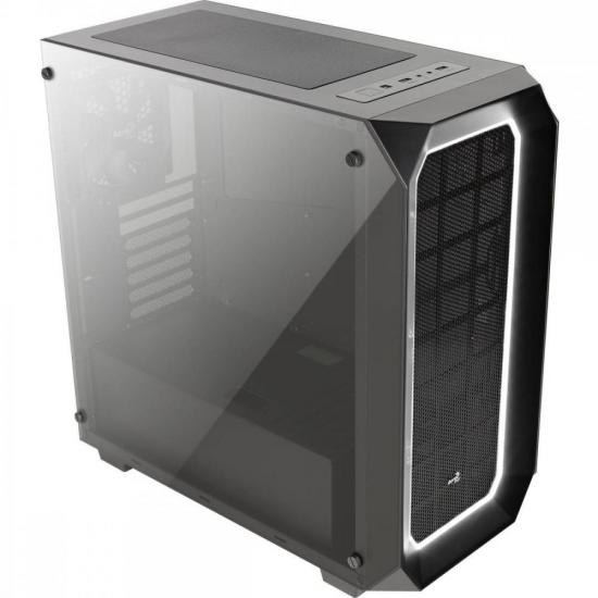 Gabinete Mid Tower c/ LED RGB P7-C0 Preto AEROCOOL por 539,90 à vista no boleto/pix ou parcele em até 10x sem juros. Compre na loja Mundomax!