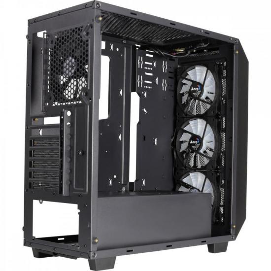 Gabinete Mid Tower c/ LED RGB P7-C0 Preto AEROCOOL por 539,90 à vista no boleto/pix ou parcele em até 10x sem juros. Compre na loja Mundomax!